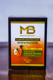 Carrots & Collagen Soap, Whitening Cream, Bearberry Oil