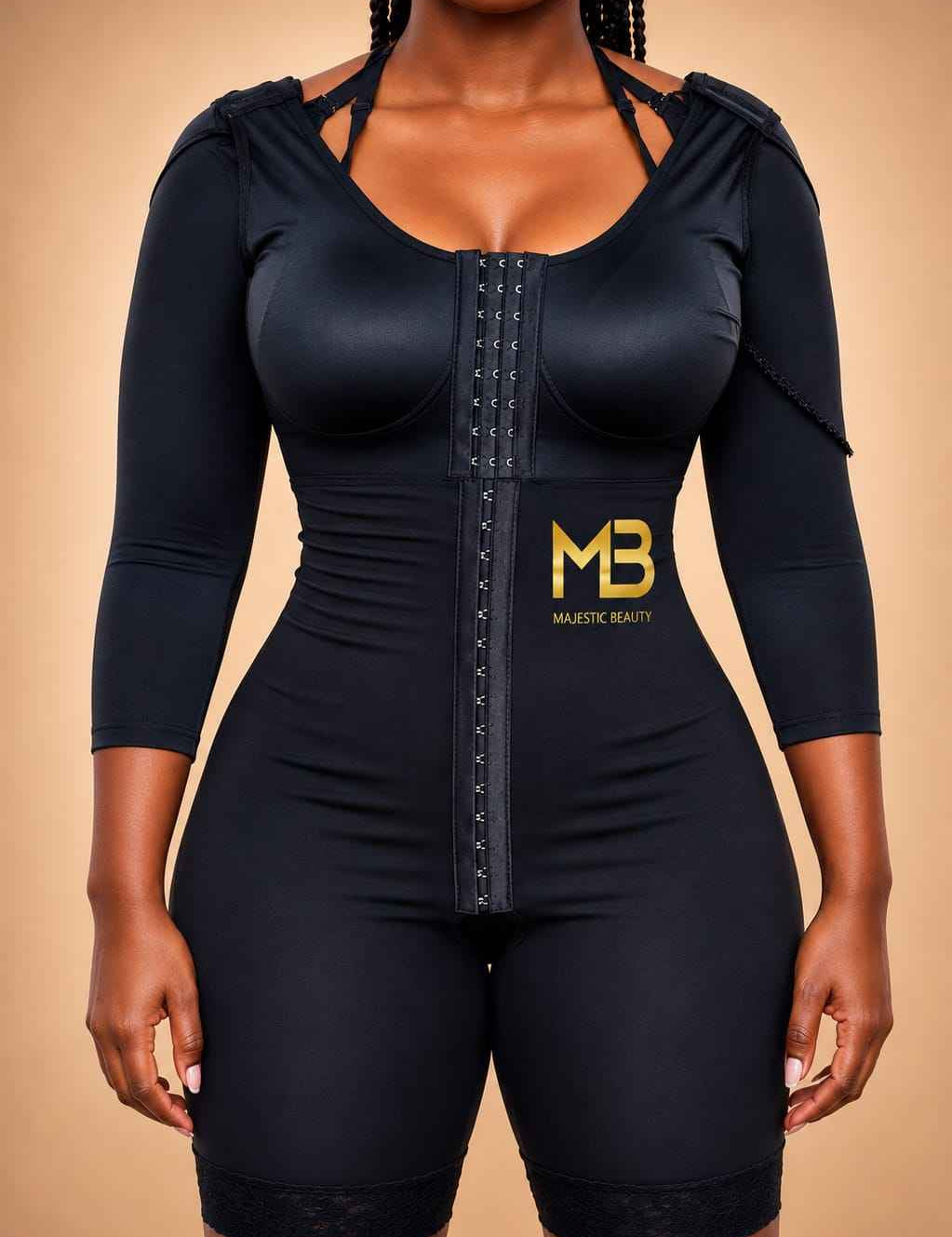 Full sleeve corset bodyshaper
