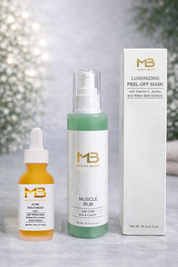 Acne Treatment Gel, Muscle Rub, Luminizing Peel off Mask - MYRVALLC