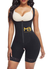Body Shaper for Women - Open Chest Full Length Crotchless Shaper