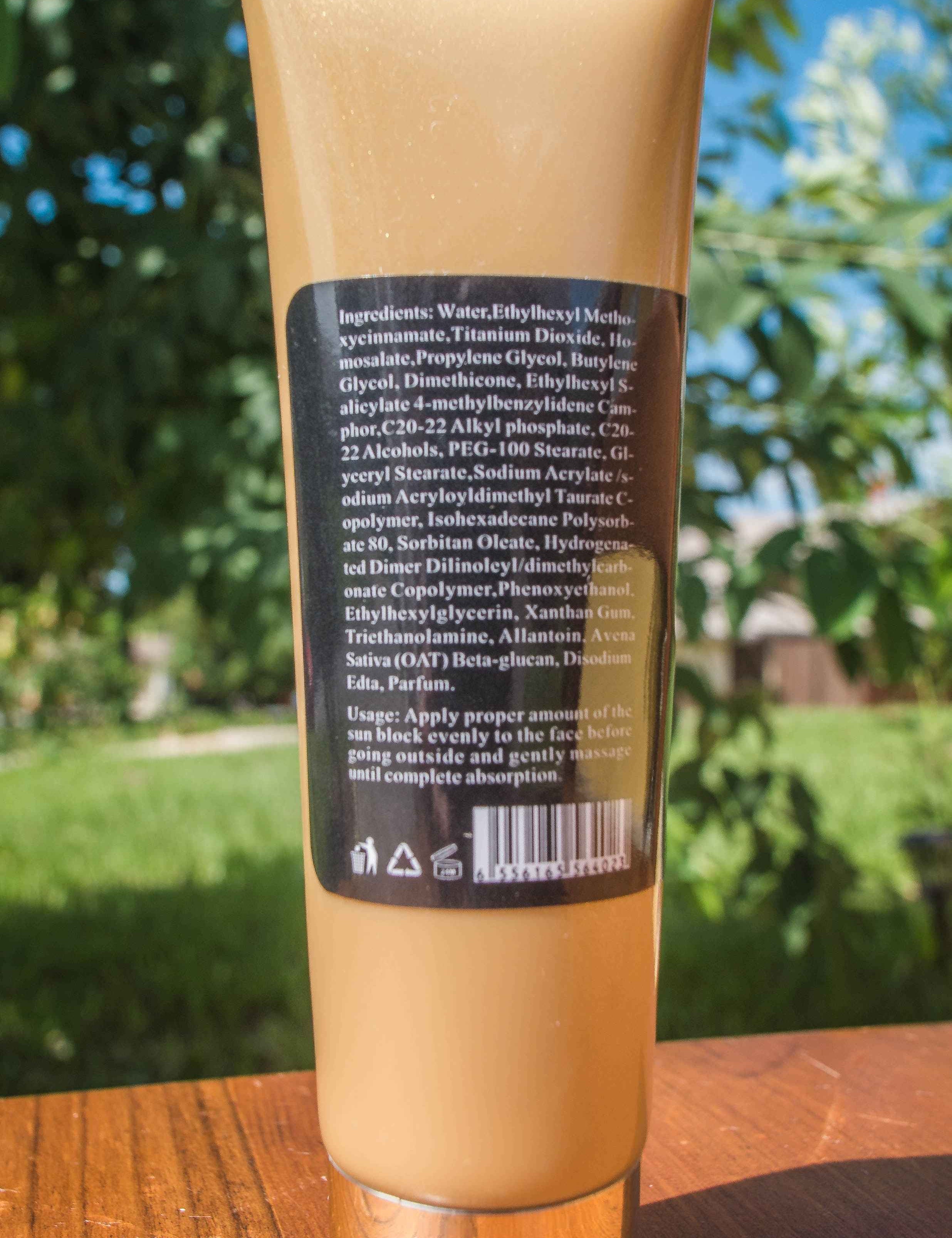 Bronze Foundation Sunscreen