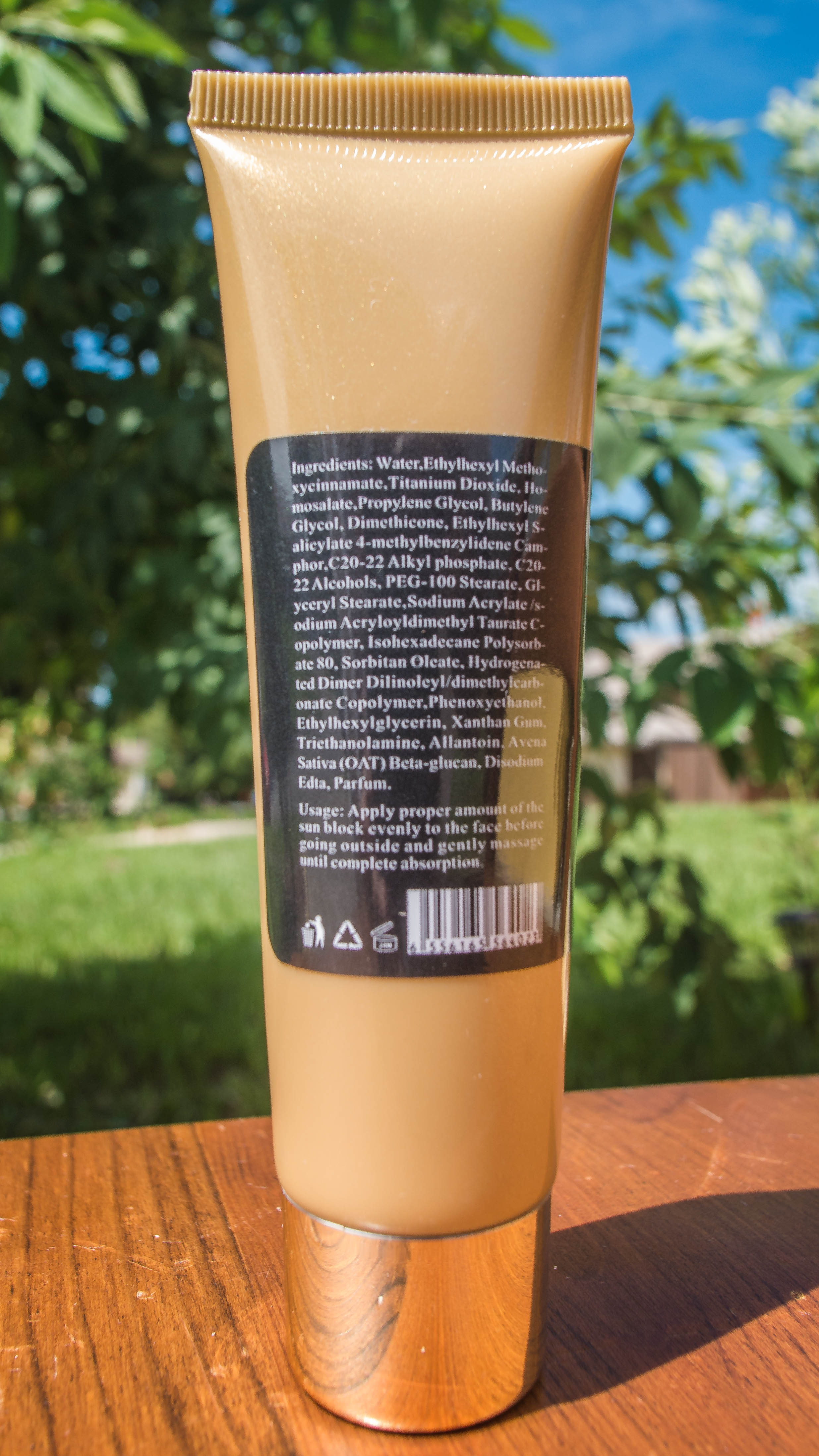 Bronze Foundation Sunscreen