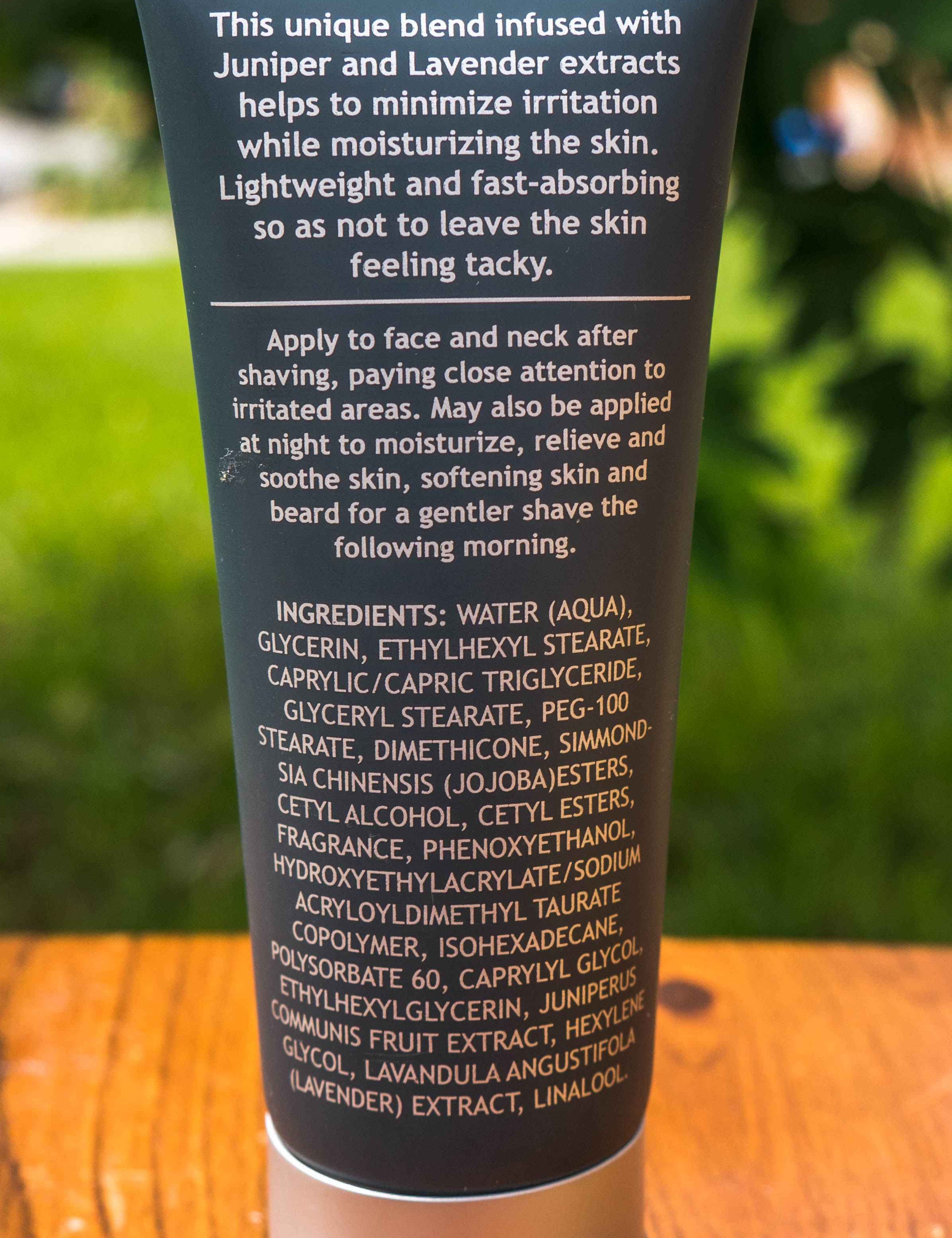 Men's Aftershave Balm for Soothing Hydration and Skin Repair