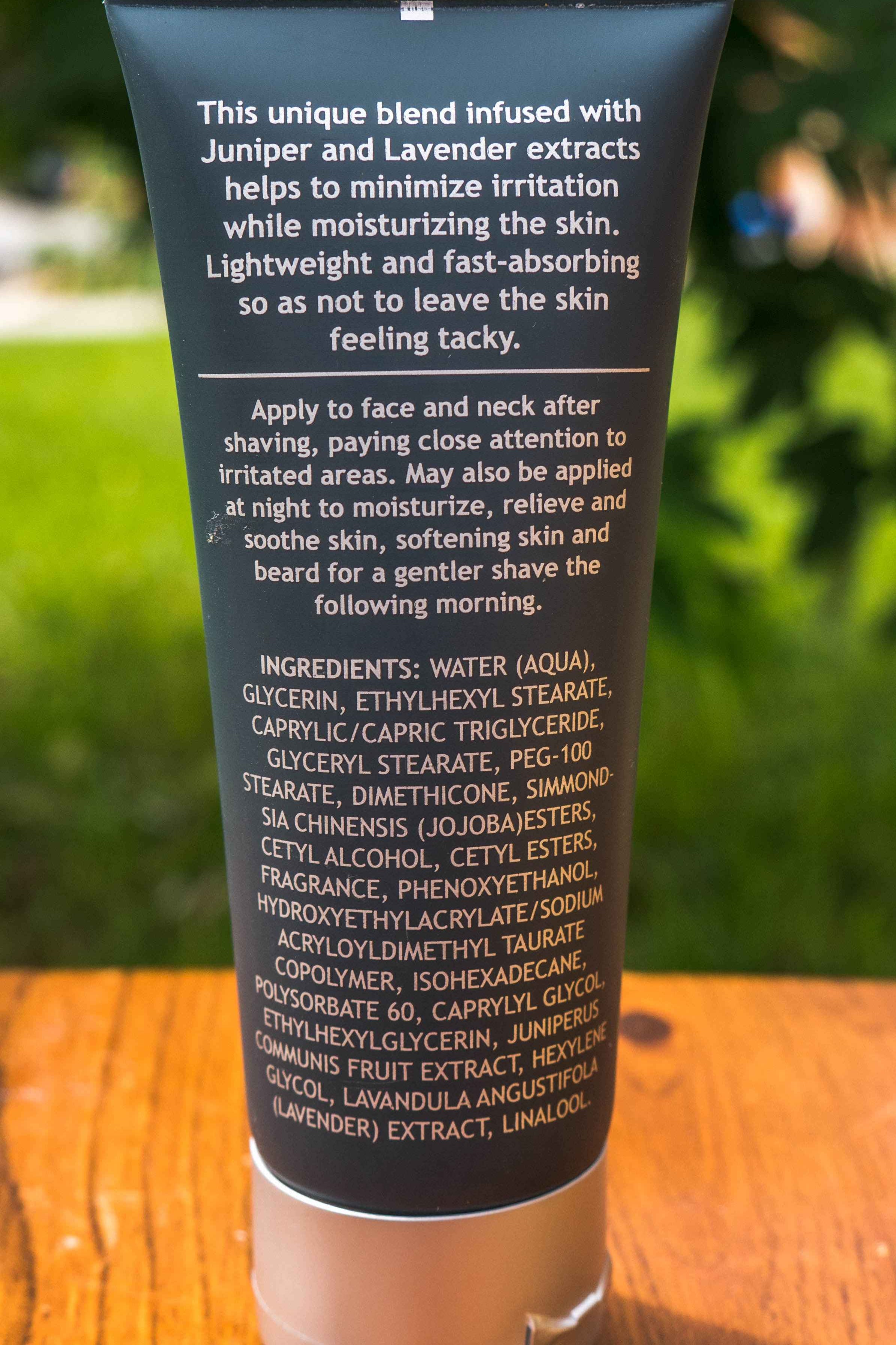 Men's Aftershave Balm for Soothing Hydration and Skin Repair