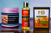 Carrots & Collagen Soap, Whitening Cream, Bearberry Oil