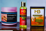 Carrots & Collagen Soap, Whitening Cream, Bearberry Oil