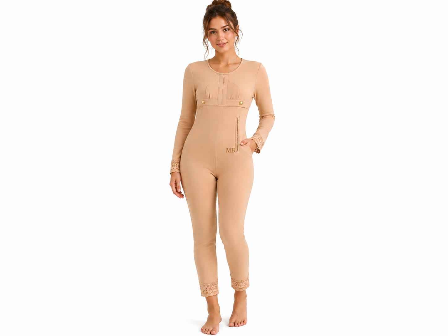Full length long sleeve bodyshaper