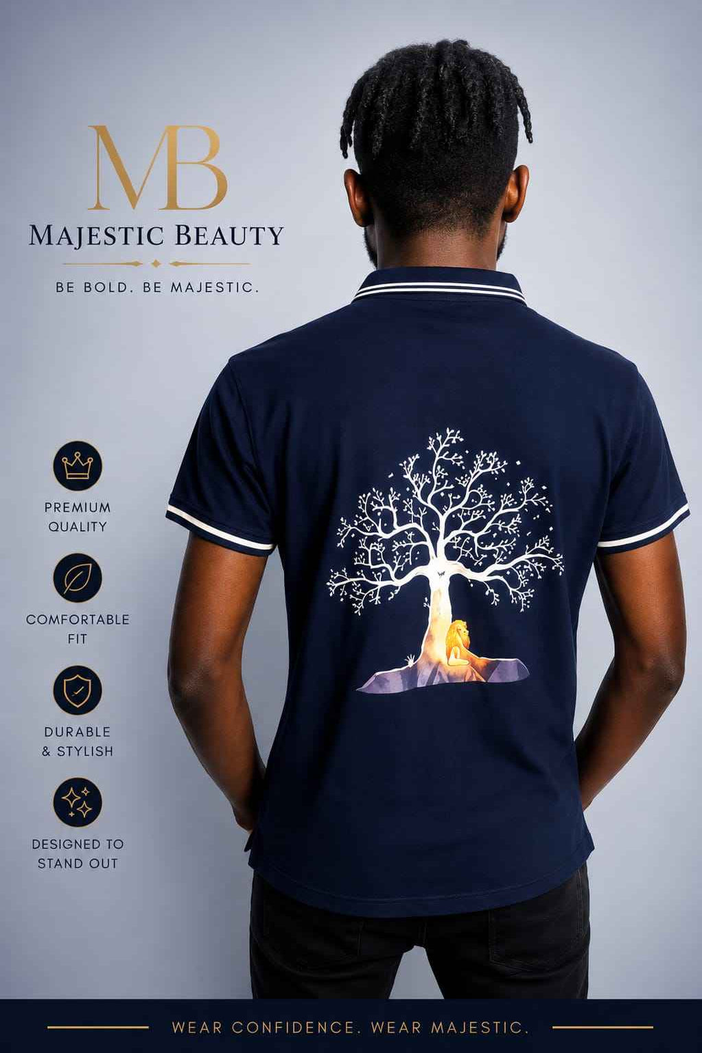 "MB"  Spirit Tree,  POLO TEE