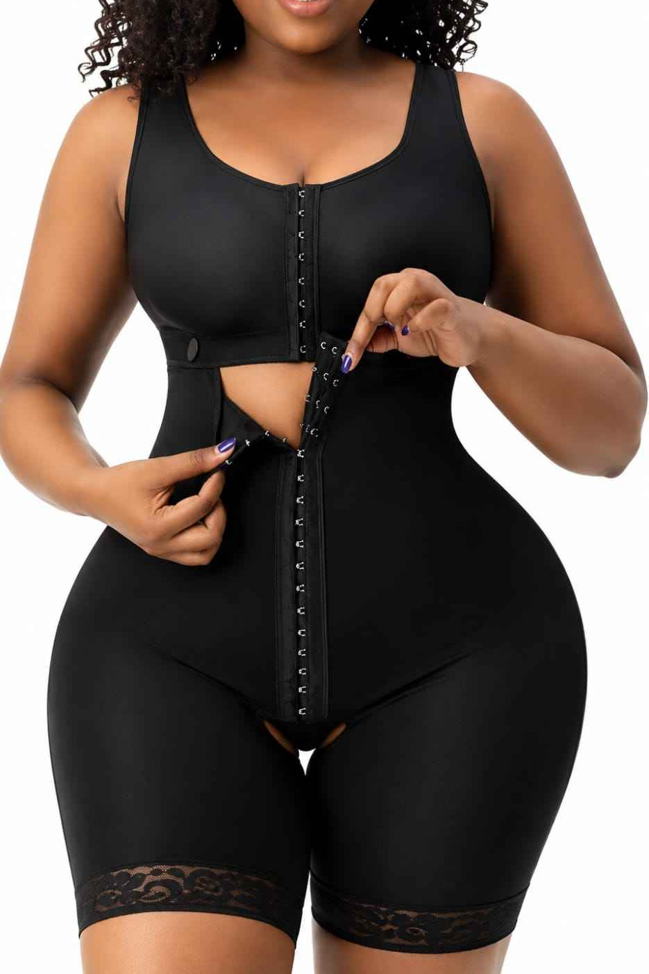 Bra plus waist and hip shaper