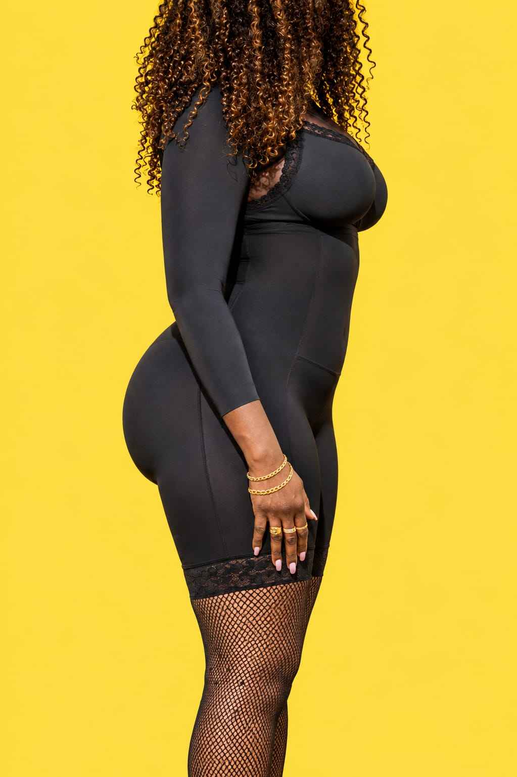 Full sleeve corset bodyshaper