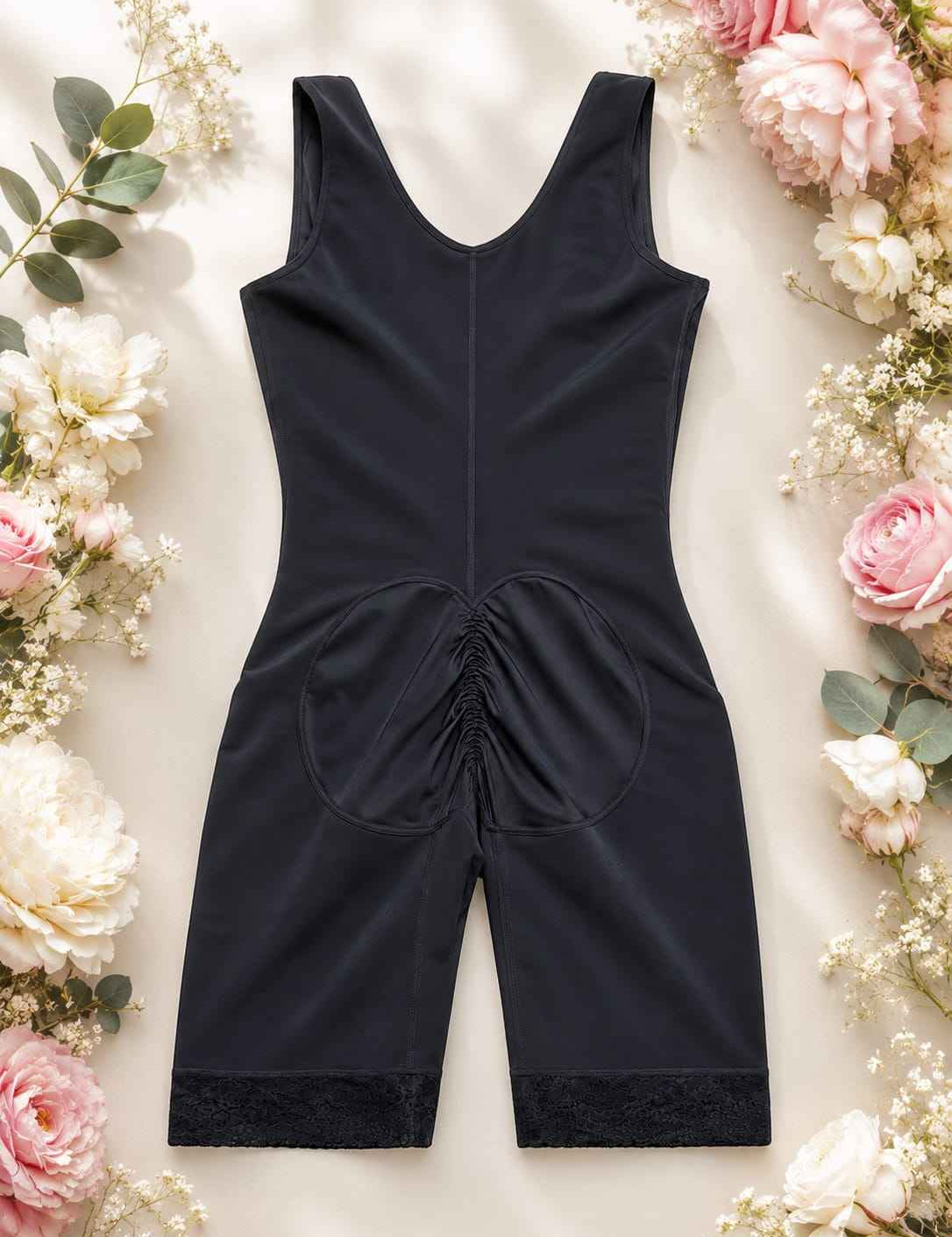 Multi-layered full body shaper (hook and zipper)