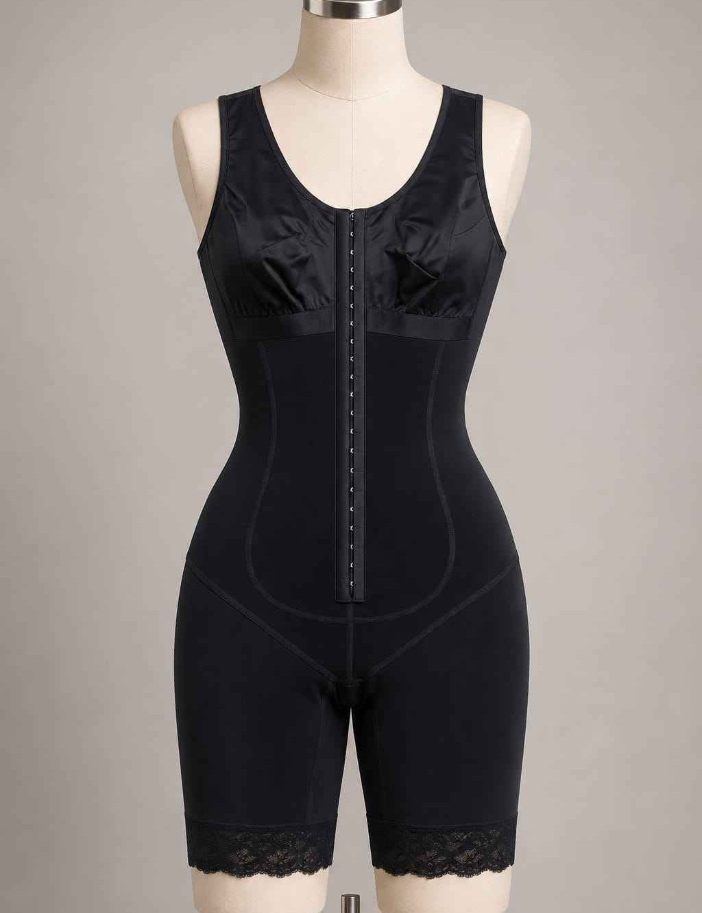 Thick strap, bra, full length shaper, w hook