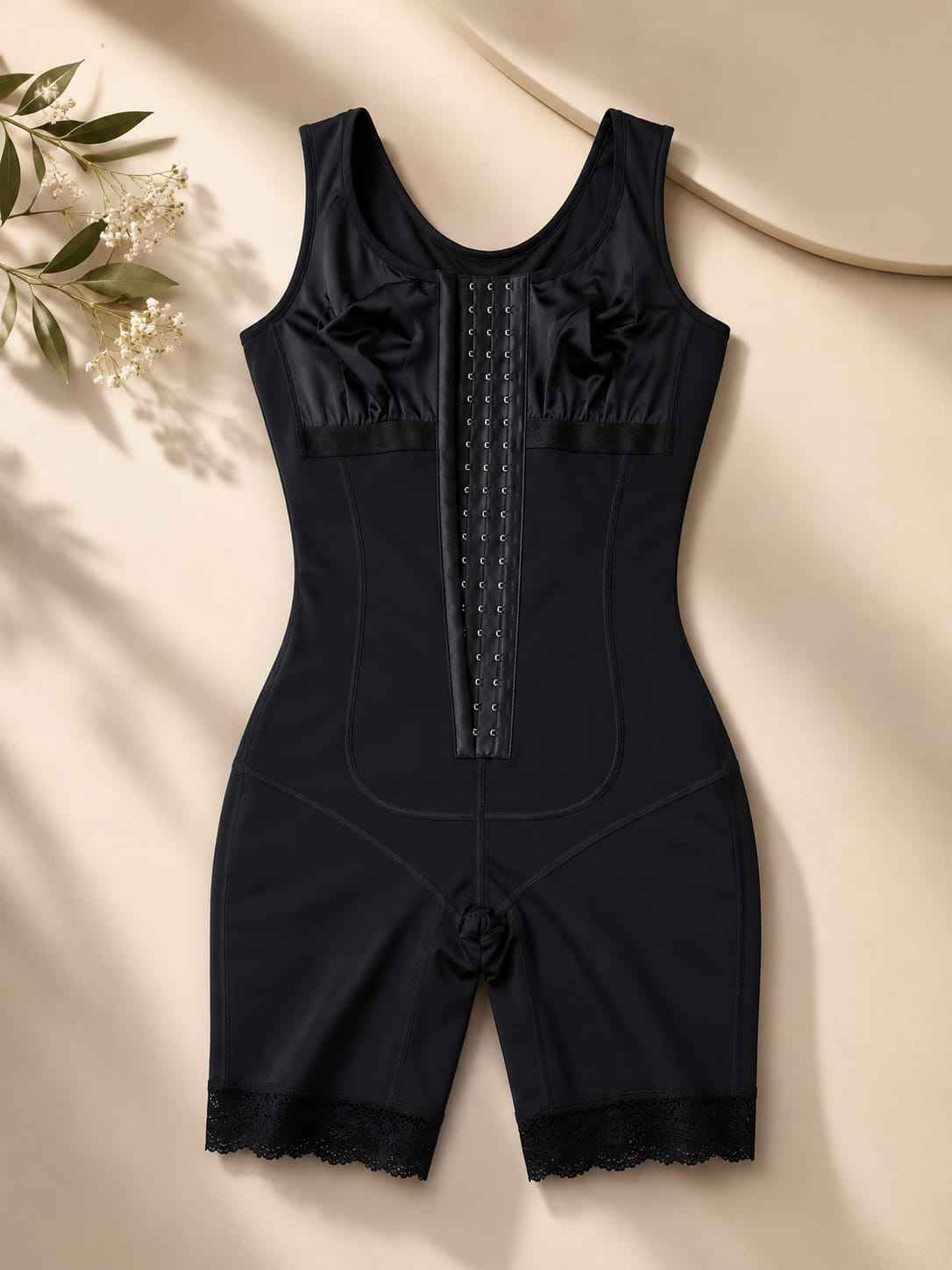Multi-layered full body shaper (hook and zipper)