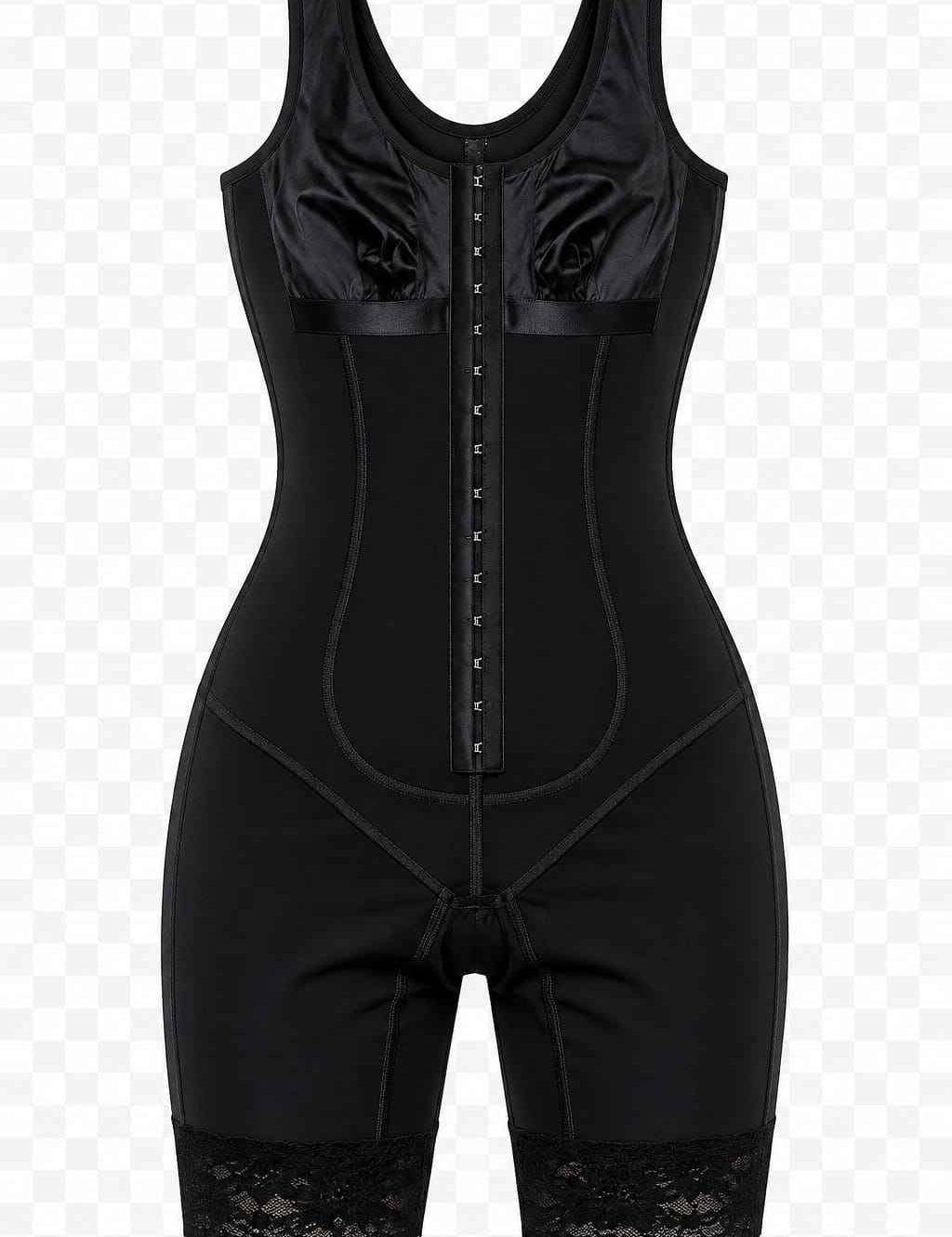 Thick strap, bra, full length shaper, w hook