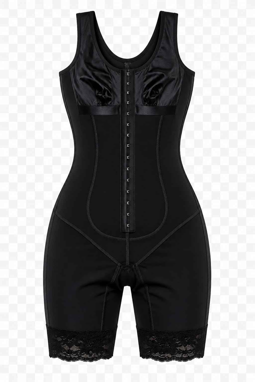 Thick strap, bra, full length shaper, w hook