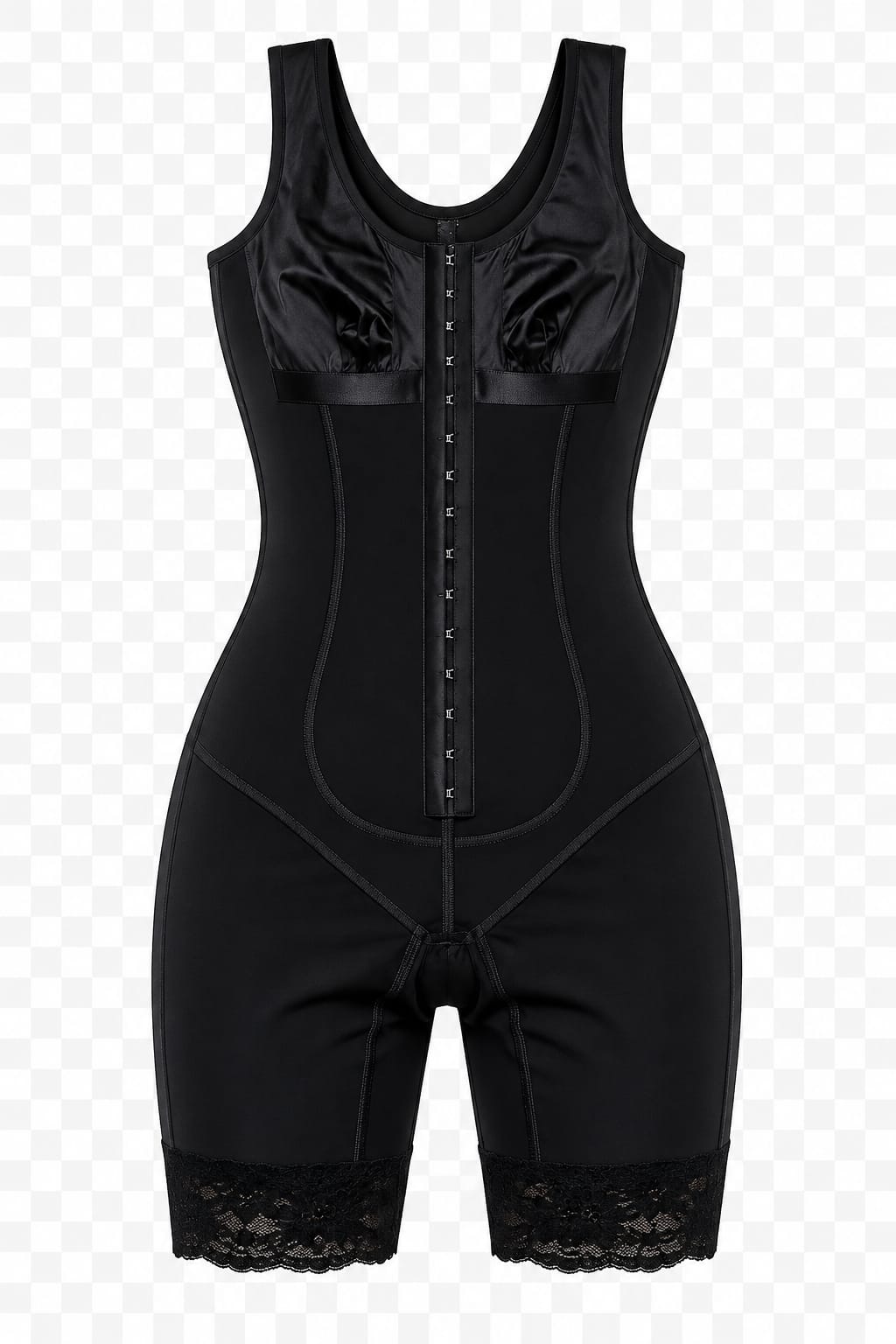 Thick strap, bra, full length shaper, w hook