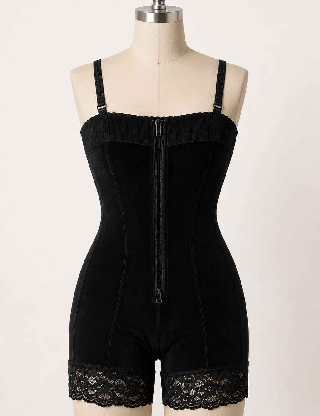 Thin strap zipper Bodyshaper