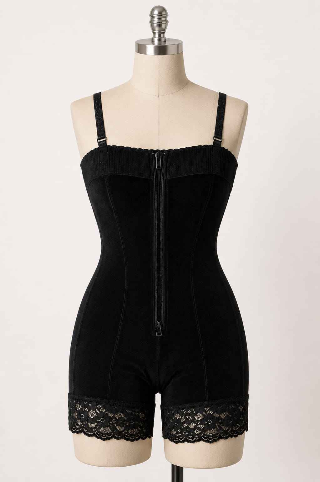 Thin strap zipper Bodyshaper