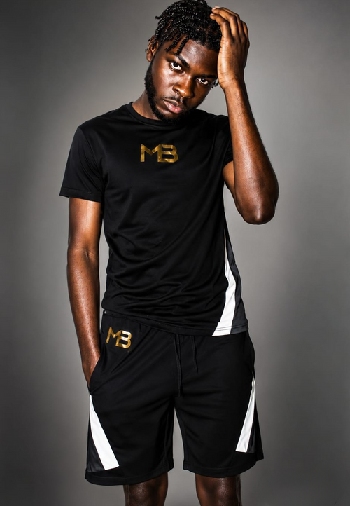 "MB" 2piece Tee, and short