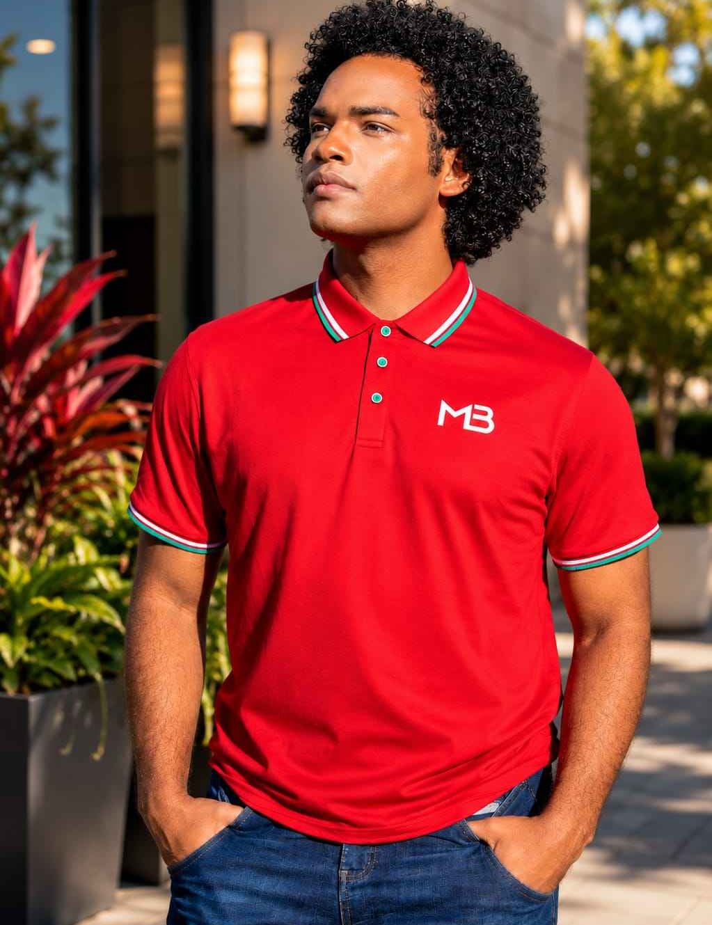 "MB"  Spirit Tree,  POLO TEE