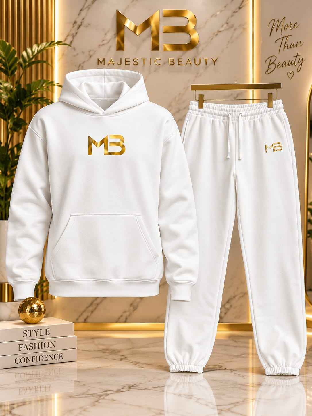 Pull-Over Hoodie Jumpsuit